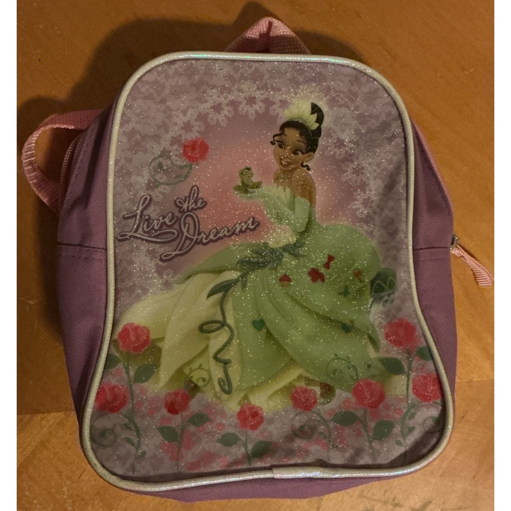 Disney The‎ Frog Princess Tiana "Live The Dream" Girls Small Backpack